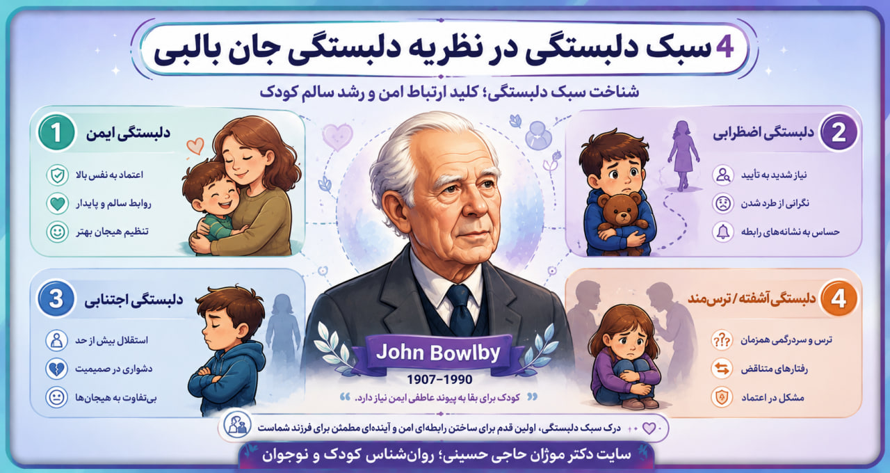 ریشه‌های پنهان روابط ما؛ شناخت ۴ سبک دلبستگی در نظریه دلبستگی جان بالبی